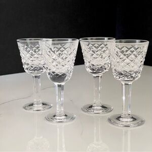 SET of 4 Alana Liqueur 3.5" Glasses by Waterford Crystal